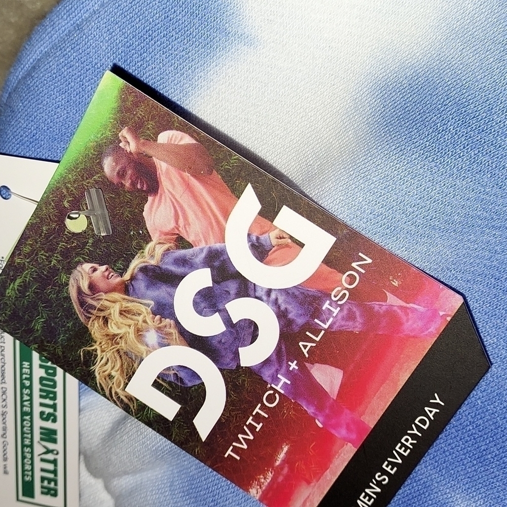 Dsg x twitch and Allison blue tye dye long shorts - Picture 6 of 8